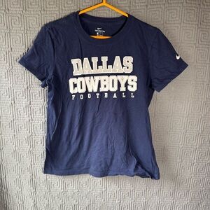 The Nike Tee Shirt Women’s Medium Navy Blue Dallas Cowboys Short Sleeve